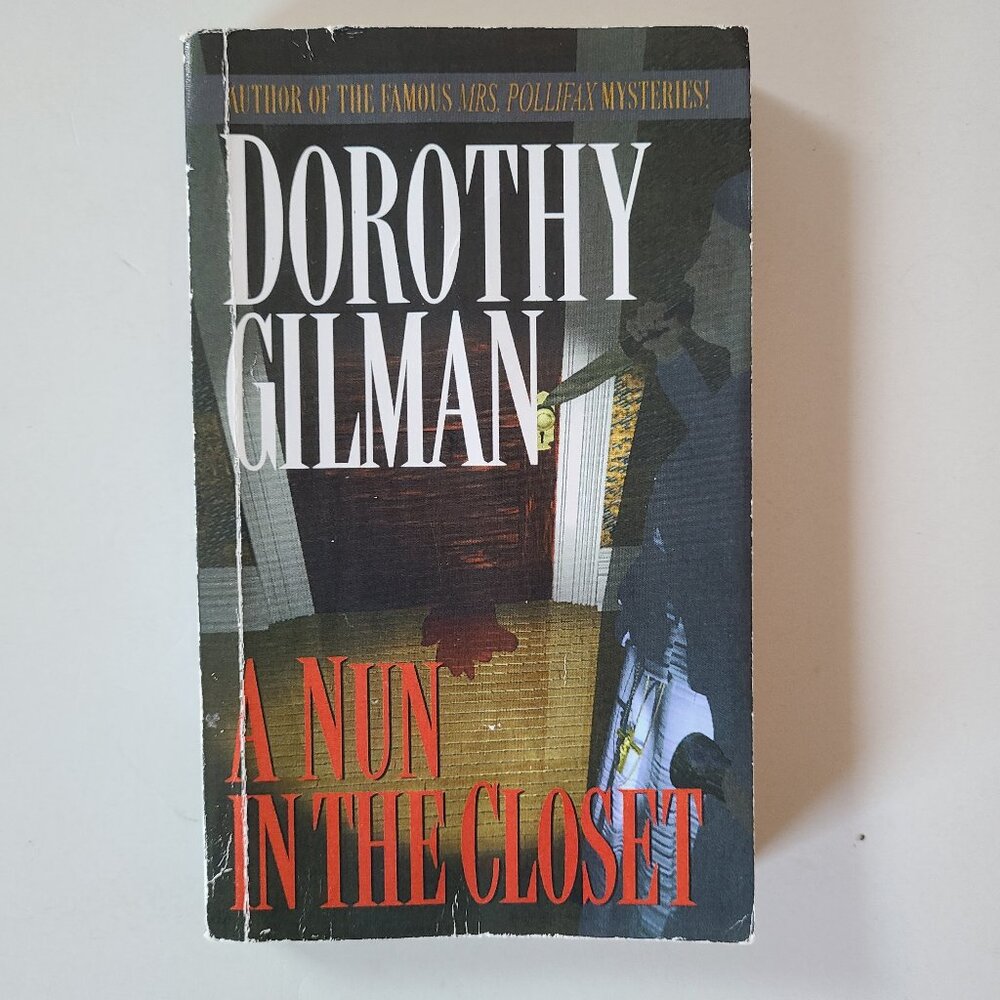 5/$15 Book A Nun in the Closet Dorothy Gilman Vintage Cozy Murder Mystery MMPB